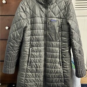 Patagonia Radalie Gray Quilted Coat
